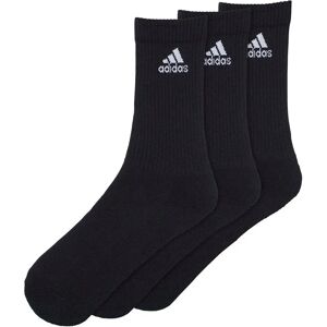 Adidas 3s Performance Crew Half Cushioned Socks 3 Pairs Black EU 23-26 Adidas 3s Performance Crew Half Cushioned Socks 3 Pairs Black EU 23-26