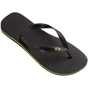 Havaianas Brasil Flip Flops Black EU 43-44 Havaianas Brasil Flip Flops Black EU 43-44
