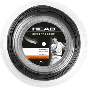 Head Sonic Pro Edge Tennis String - 200m, Black, 1.25mm Head Sonic Pro Edge Tennis String - 200m, Black, 1.25mm
