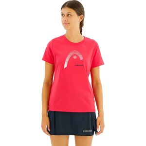 Head Racket Club Lara Short Sleeve T-shirt Magenta XL Head Racket Club Lara Short Sleeve T-shirt Magenta XL