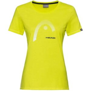 Head Racket Club Lara Short Sleeve T-shirt Yellow S Head Racket Club Lara Short Sleeve T-shirt Yellow S