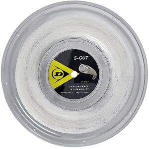 Dunlop S Gut 200 M Tennis Reel String White 1.25 mm Dunlop S Gut 200 M Tennis Reel String White 1.25 mm