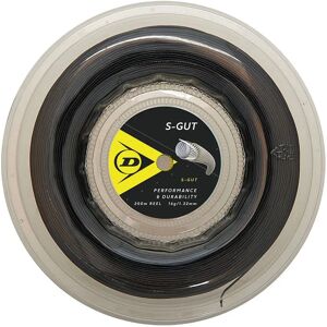 Dunlop S Gut 200 M Tennis Reel String Black 1.25 mm Dunlop S Gut 200 M Tennis Reel String Black 1.25 mm