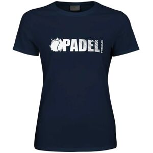 Head Racket Padel Font Short Sleeve T-shirt Dark Blue XS Head Racket Padel Font Short Sleeve T-shirt Dark Blue XS