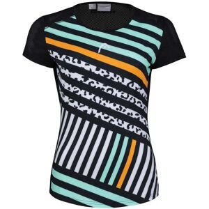 Head Racket Sammy Short Sleeve T-shirt Black / Print Vision 176 cm Head Racket Sammy Short Sleeve T-shirt Black / Print Vision 176 cm