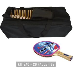 Sporti France Racket Kit (bag + 20 Rackets) Shooter Black One Size Sporti France Racket Kit (bag + 20 Rackets) Shooter Black One Size