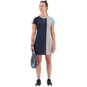 Head Racket Padel Tech Short Sleeve Dress Grey / Navy XS Head Racket Padel Tech Short Sleeve Dress Grey / Navy XS