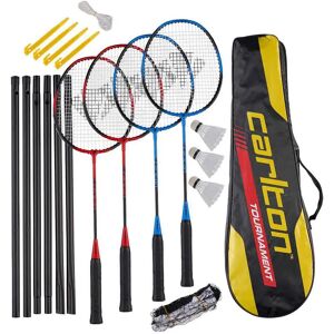 Carlton Tournament 4 Player Set Badminton Racket Black / Blue One Size Carlton Tournament 4 Player Set Badminton Racket Black / Blue One Size