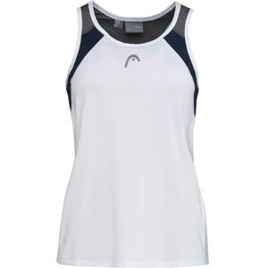 Head Racket Club 22 Sleeveless T-shirt White / Dark Blue 140 cm Head Racket Club 22 Sleeveless T-shirt White / Dark Blue 140 cm