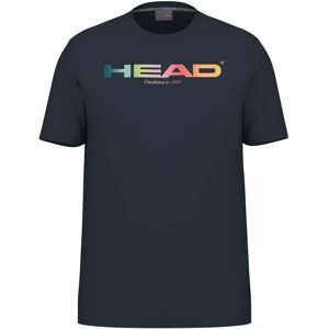 Head Racket Rainbow Short Sleeve T-shirt Navy 3XL Head Racket Rainbow Short Sleeve T-shirt Navy 3XL