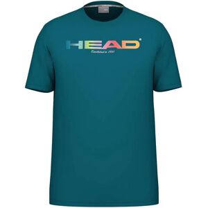 Head Racket Rainbow Short Sleeve T-shirt Teal 2XL Head Racket Rainbow Short Sleeve T-shirt Teal 2XL