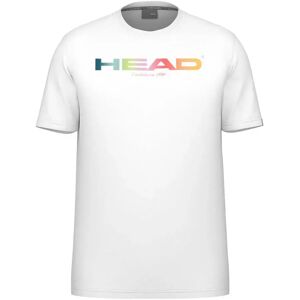 Head Racket Rainbow Short Sleeve T-shirt White 2XL Head Racket Rainbow Short Sleeve T-shirt White 2XL