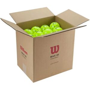 Wilson Max 40 Outdoor Case Pickleball Balls Green / 3 Balls Wilson Max 40 Outdoor Case Pickleball Balls Green / 3 Balls