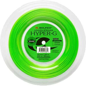 Solinco Hyper-g Round 200 M Tennis Reel String Light Green 1.25 mm Solinco Hyper-g Round 200 M Tennis Reel String Light Green 1.25 mm