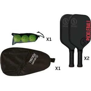 Sporti France Indoor Fiberglass Pickleball Set Multicolor One Size Sporti France Indoor Fiberglass Pickleball Set Multicolor One Size