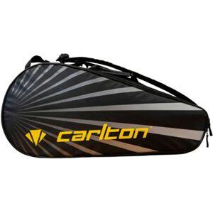 Carlton Team 2-vaks Racket Bag Black / Silver / Yellow One Size Carlton Team 2-vaks Racket Bag Black / Silver / Yellow One Size