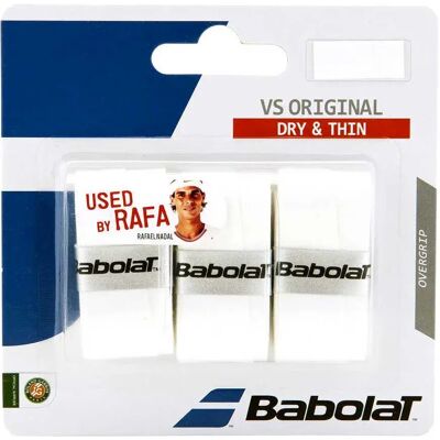 Babolat Vs Original Tennis Overgrip 3 Units White One Size unisex Babolat Vs Original Tennis Overgrip 3 Units White One Size unisex