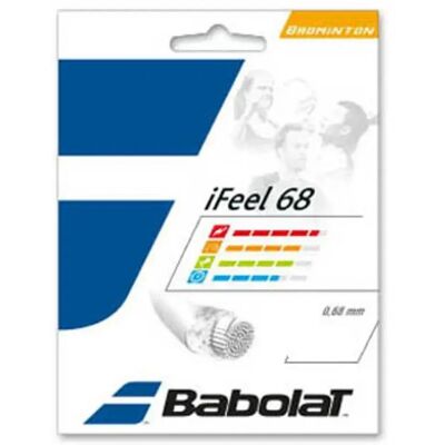 Babolat Ifeel 68 10.2 M Badminton Single String White 0.68 mm unisex Babolat Ifeel 68 10.2 M Badminton Single String White 0.68 mm unisex