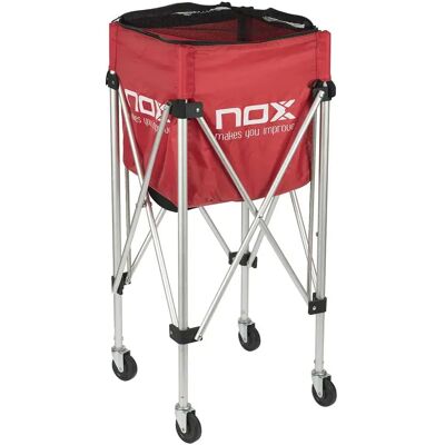 Nox Wheeled Ball Bag Red / Silver One Size Nox Wheeled Ball Bag Red / Silver One Size