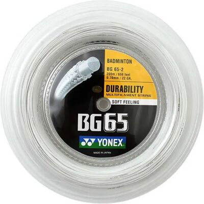 Yonex Bg 65 White - Badminton String Yonex Bg 65 White - Badminton String