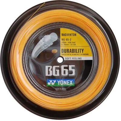 Yonex BG 65 200m Orange Badminton String Yonex BG 65 200m Orange Badminton String