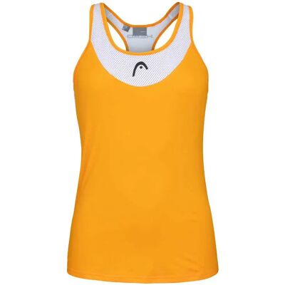 Head Tenley 814671ORWH Yellow Sleeveless Tennis T-Shirt - T-Shirt Head Tenley 814671ORWH Yellow Sleeveless Tennis T-Shirt - T-Shirt