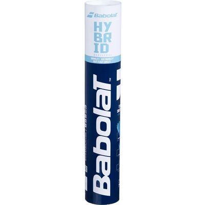 Babolat Hybrid Badminton Shuttlecocks 12 Units White 77 Babolat Hybrid Badminton Shuttlecocks 12 Units White 77