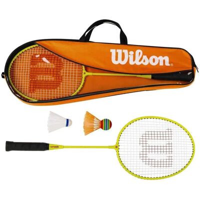Wilson Junior Badminton Set - 2 Player with Bag & Shuttles Wilson Junior Badminton Set - 2 Player with Bag & Shuttles