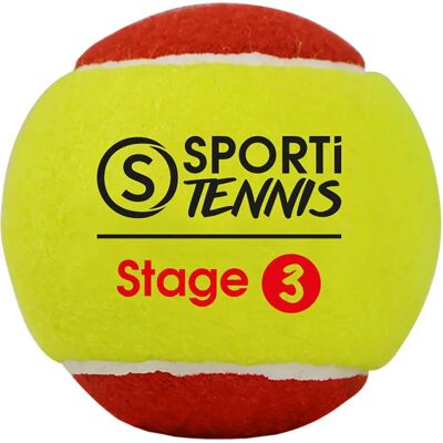 Sporti Stage 3 Tennis Balls - 36 Units - Adult Yellow Sporti Stage 3 Tennis Balls - 36 Units - Adult Yellow