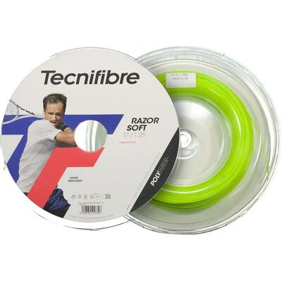 Tecnifibre Razor Soft 200m Tennis String - Green Yellow - Control & Comfort Tecnifibre Razor Soft 200m Tennis String - Green Yellow - Control & Comfort