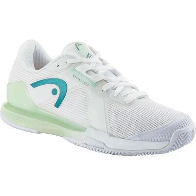 Head Racket Sprint Pro 4.0 Clay Shoes White / Light Green UK 4 Head Racket Sprint Pro 4.0 Clay Shoes White / Light Green UK 4