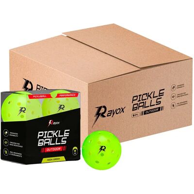 Rayox Pickleball Balls 24 Units Green One Size Rayox Pickleball Balls 24 Units Green One Size