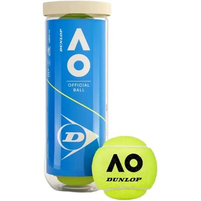 Dunlop Australian Open Tennis Balls - Set of 3 Dunlop Australian Open Tennis Balls - Set of 3