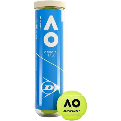 Dunlop Australian Open Tennis Balls - Set of 4 Dunlop Australian Open Tennis Balls - Set of 4