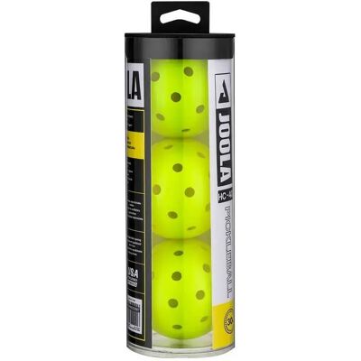 Joola Hc-40 Pickleball Balls Yellow Fluo 3 Balls unisex Joola Hc-40 Pickleball Balls Yellow Fluo 3 Balls unisex