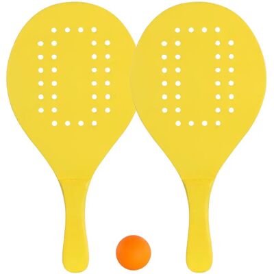 Softee Lite Beach Tennis Set Yellow One Size unisex Softee Lite Beach Tennis Set Yellow One Size unisex