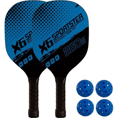 Softee Wooden Pickleball Set Blue One Size unisex Softee Wooden Pickleball Set Blue One Size unisex