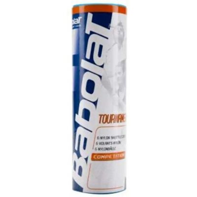 Babolat Tournament 77 Badminton Shuttlecocks 6 Units White Fast unisex Babolat Tournament 77 Badminton Shuttlecocks 6 Units White Fast unisex