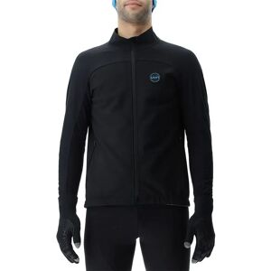 Uyn Cross Country Skiing Coreshell Full Zip Sweatshirt Black / Black / Turquoise M Men Uyn Cross Country Skiing Coreshell Full Zip Sweatshirt Black / Black / Turquoise M Men