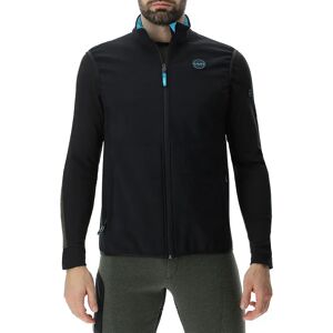 Uyn Spire Softshell Vest Black / Blue Danube L Men Uyn Spire Softshell Vest Black / Blue Danube L Men