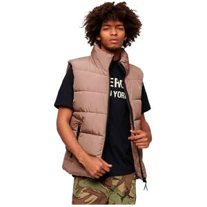 Superdry Sports Vest Fossil Brown M Men Superdry Sports Vest Fossil Brown M Men