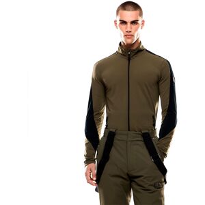Ea7 Emporio Armani Ski Kitzbuhel Powerstretch Colorblock Full Zip Sweatshirt Green M Men
