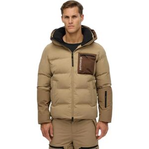 Superdry Ski Sports Block Jacket Buckwheat Beige XL Men Superdry Ski Sports Block Jacket Buckwheat Beige XL Men