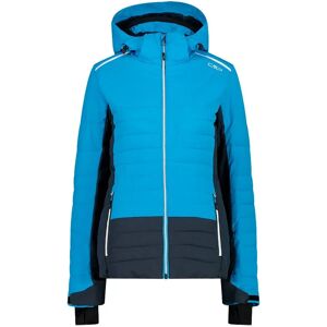 CMP Blue Woman Ski Jacket - Waterproof, Breathable, Removable Hood - Softshell Skiwear CMP Blue Woman Ski Jacket - Waterproof, Breathable, Removable Hood - Softshell Skiwear