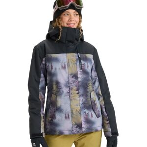 Roxy Jetty Block Jacket Frost Gray Pinetrees M Women Roxy Jetty Block Jacket Frost Gray Pinetrees M Women