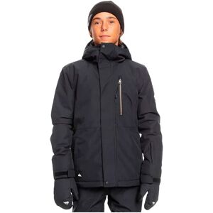 Quiksilver Mission Snowboard Jacket for Kids - Black Quiksilver Mission Snowboard Jacket for Kids - Black