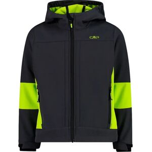 Cmp Fix Hood 3a00094 Softshell Jacket Antracite / Acido 16 Years Boys,Girls Cmp Fix Hood 3a00094 Softshell Jacket Antracite / Acido 16 Years Boys,Girls