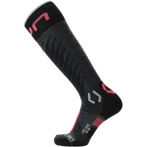 Uyn Ski One Merino Long Socks Anthracite / Pink UK 6-6.5 Women Uyn Ski One Merino Long Socks Anthracite / Pink UK 6-6.5 Women