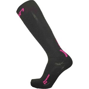 Uyn Ski One Pure Snow Long Socks Black / Pink UK 6-6.5 Women Uyn Ski One Pure Snow Long Socks Black / Pink UK 6-6.5 Women