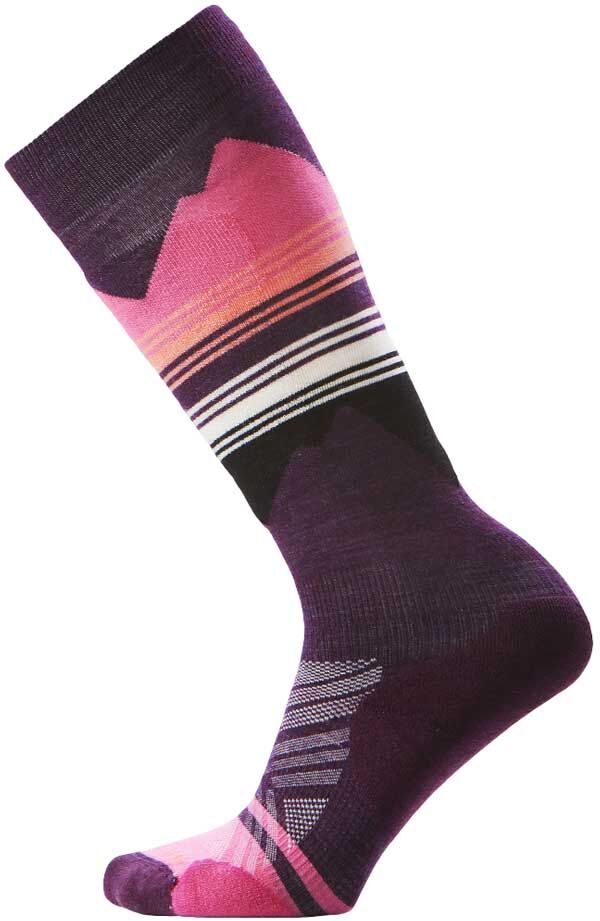 Smartwool Ski Targeted Cushion Pattern Otc Socks Purple Iris UK 8-10.5 Women